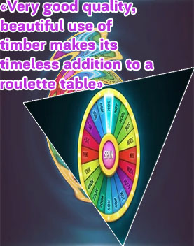 Slots on a roulette wheel